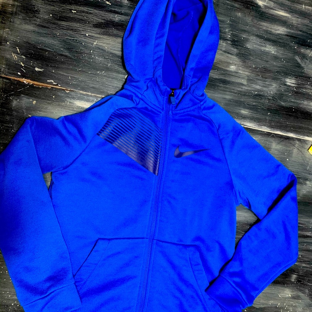 Nike royal blue Dri Fit zipper hoodie